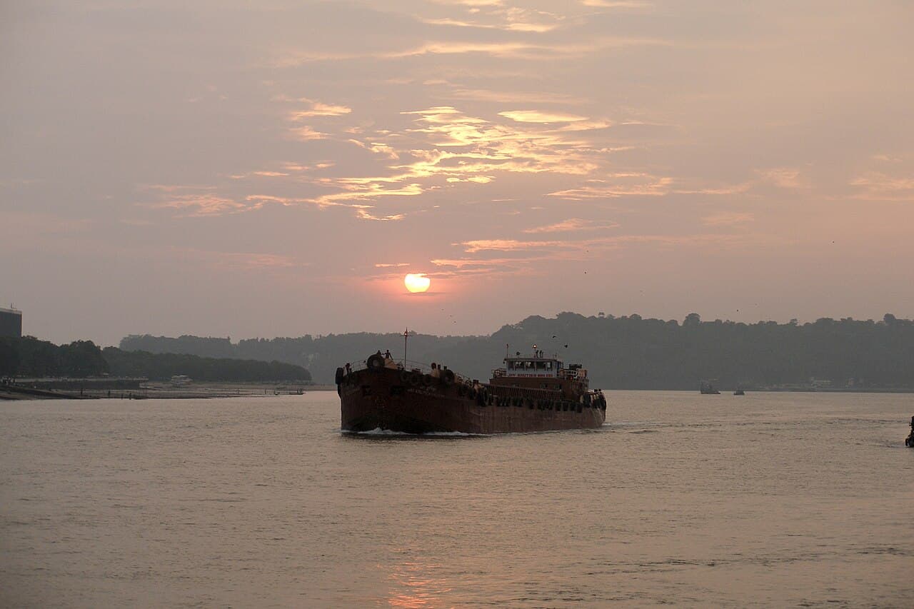 Panjim's Mandovi riverfront